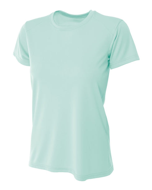 A4 Women's Cooling Performance Crew, Sizes 2XL-4XL (NW3201), Color 'Pastel Mint'